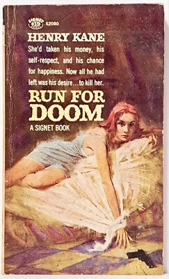 Run For Doom | Henry Kane ~ Signet PB 1962 Sleaze GGA - Imagem 1 de 4