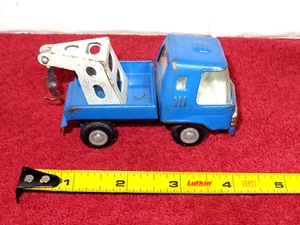 VINTAGE 1970`S CHEVROLET BLUE METAL TOW TRUCK  4 x 2 x 1  1/2 in - JAPAN - Z 461 - Picture 1 of 10