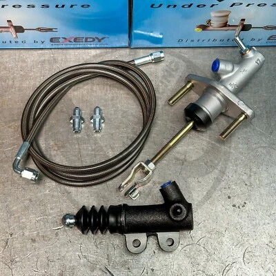 Kit de cilindro maestro de embrague y cilindro esclavo Exedy EM1 para Honda Prelude 97-01 Foto 1 de 4
