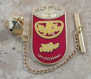 Pin y broche de cadena Dr Pepper Tie Tack - Imagen 1 de 4