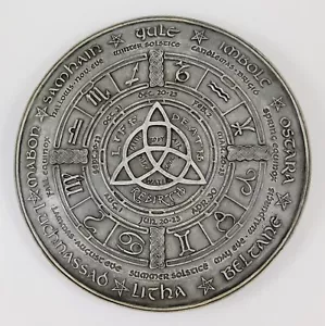 Wicca Kalender Wandrelief Wicca Ornament Mystische Runen Rad des Jahres NEU - Bild 1 von 7