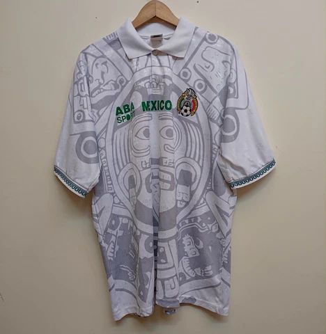 Mexico Away Shirt 1996 1998 ABA Sport Vintage Jersey Camiseta XL Cover