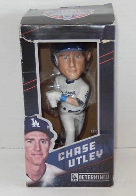 2018 Chase Utley Bobblehead SGA Los Angeles Dodgers MLB Baseball Bobble head - Image 1 of 4
