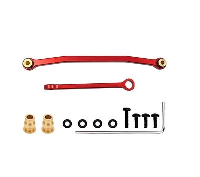 Aluminum alloy Steering pull rod Upgrade part Fits Rc FMS 1/24 FCX24 crawler car - Image 1 of 4