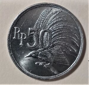 Indonesia 1971 -  50 Rupiah Coin - Bank of Indonesia - Rp. 50