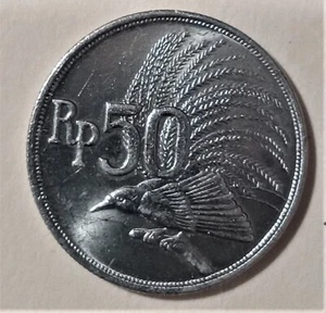Indonesia 1971 - 50 Rupiah Coin - Bank of Indonesia - Rp. 50 - Picture 1 of 3