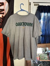 Nike Oakland Athletics Baseball OAKTOWN Swoosh 2012 Gray Shirt Men’s XXL