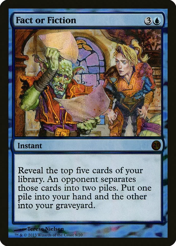 Fact or Fiction FOIL From the Vault: Twenty NM Blue Mythic Rare CARD ABUGames - Image 1 of 1