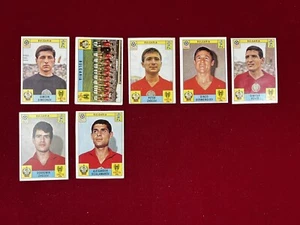 Panini World Cup 1970 Mexico 70 / 7 Bulgaria Cards Stickers Lot - Picture 1 of 2