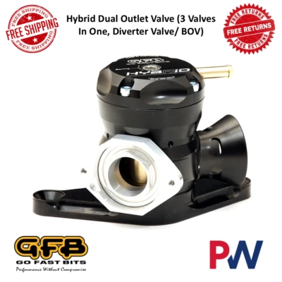 Go Fast Bits 3 in 1 Hybrid Dual Outlet Blow-off Valve For Subaru WRX / STI / XT - Image 1 of 4