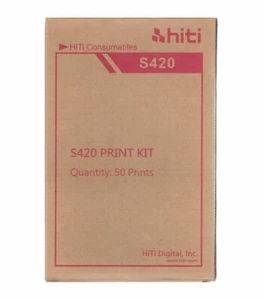 Carta HiTi di alta qualità per stampante a Sublimazione HiTi S420 50 stampe - Photo 1/2