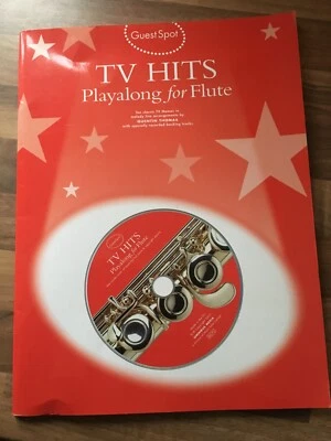 NEW Playalong for Flute (Guest Spot TV Hits) - with CD accompaniment - Image 1 of 4