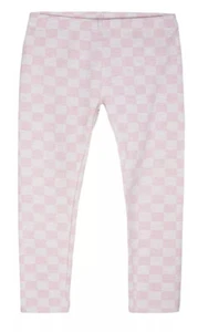 Epic Threads Rosa Pink Gingham M2M Leggings Girls 6 Heather Elastic Waist NEW - Picture 1 of 12