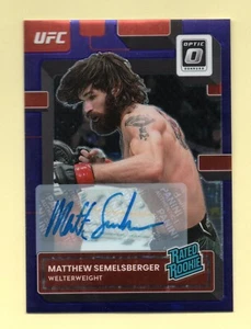 2023 Panini Optic RATED ROOKIE PURPLE PRIZMS Matthew Semelsberger #/17 SP AUTO - Picture 1 of 2