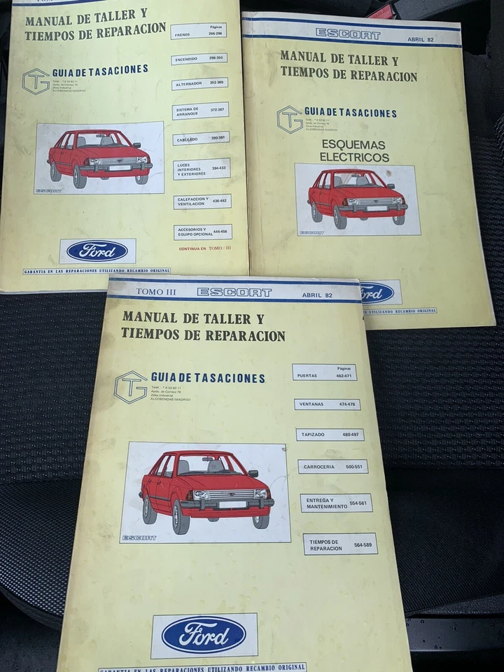 Manuales De Reparación Ford Escort - Imagen 1 de 1