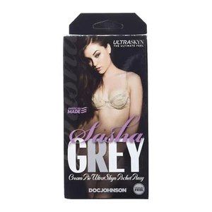 Doc Johnson Sasha Grey Cream Pie Ultraskyn Pocket Pussy - Picture 1 of 5