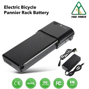 YOSE POWER Rear E-bike Battery 36V10.4Ah(385Wh) Electric Bicycle Li-ion Battery