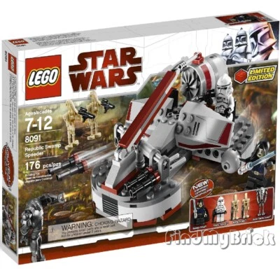 Lego Star Wars 8091 Republic Swamp Speeder - Selado de Fábrica NOVO EM FOLHA (c) - Imagem 1 de 4