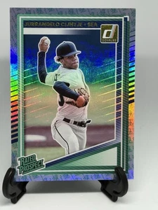 2025 Donruss Optic Jurrangelo Cijntje Liberty Emoji Rated Prospect Mariners SP - Bild 1 von 12