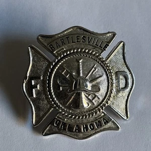 Bartlesville Oklahoma Fire Department Badge - Picture 1 of 4