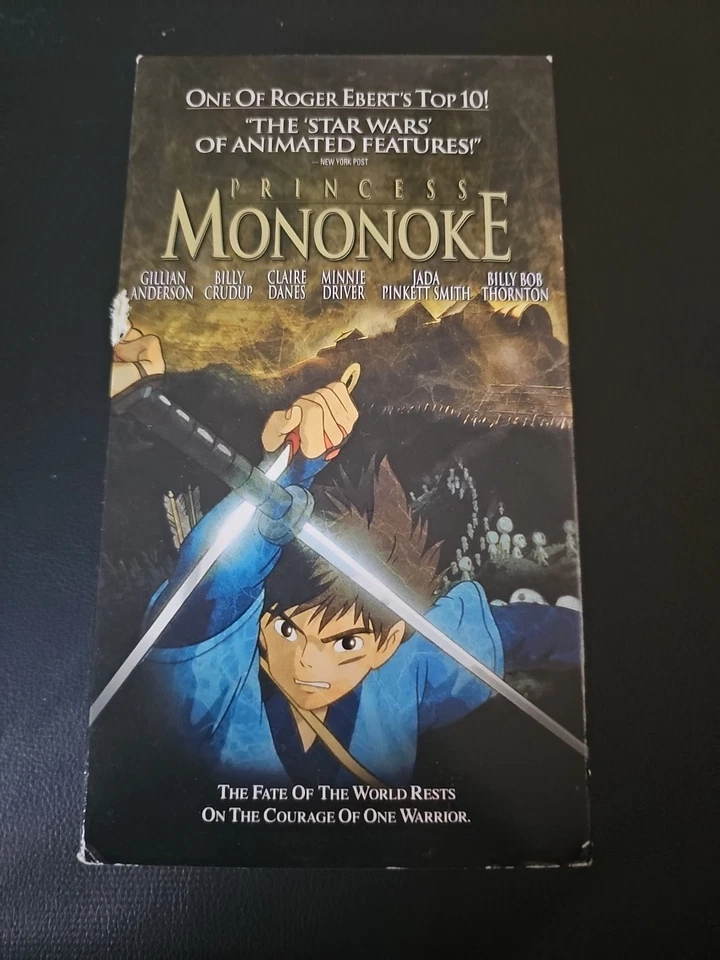 Princess Mononoke Anime VHS Tape Studio Ghibli Foto 1 de 4