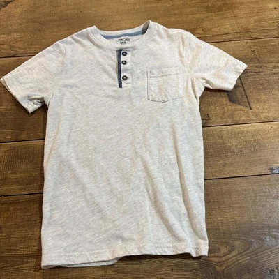 Camiseta Cherokee 3 Botones Con Bolsillo Jóvenes Niños M 8-10 Crema Foto 1 de 4