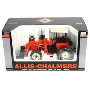 1/16 High Detail Allis Chalmers 6060 4WD w/ 4 Post Canopy & Front Loader SCT266 - Picture 1 of 3