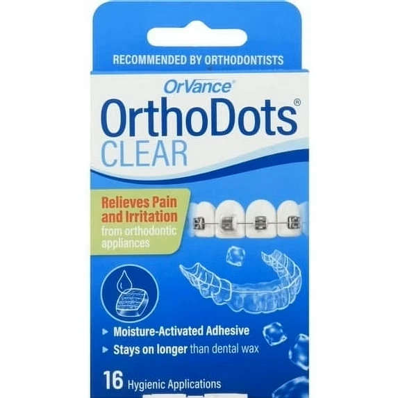 Adhesivo Activado por Humedad Transparente OrthoDots Alivio del Dolor 16 Aplicaciones Exp 6/26 Foto 1 de 1