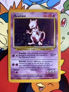 Mewtwo 10/102 Base Set Holo - LP+ - Picture 1 of 14
