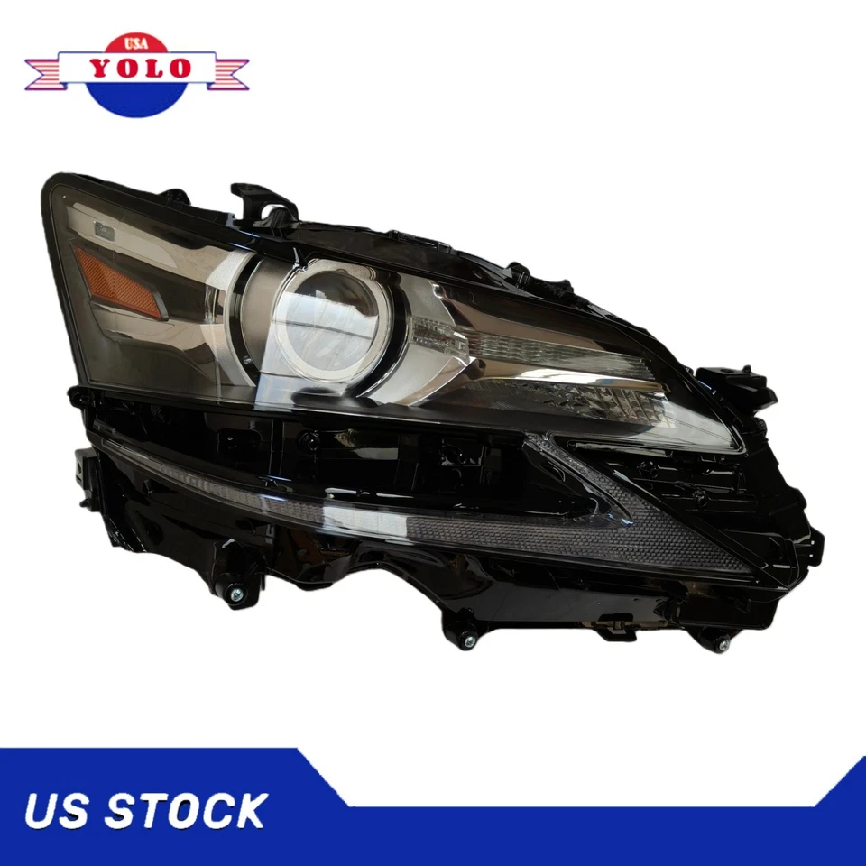 For 2016-2020 Lexus GS350 GS-F 16-17 GS200t 16-18 GS450h Passenger RH Headlight Foto 1 de 4