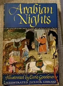 Vintage1946 Arabian Nights Illustrated Earle Goodenow Junior Library Hardcover - Picture 1 of 9