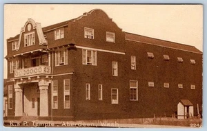 POSTAL ANTIGUA K&P TEMPLO CABALLEROS DE PITIAS ABERDEEN WASHINGTON AÑOS 1910-20 - Imagen 1 de 2