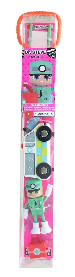 Juego de juguete de madera natural J'adore Doctor Steve Foto 1 de 1