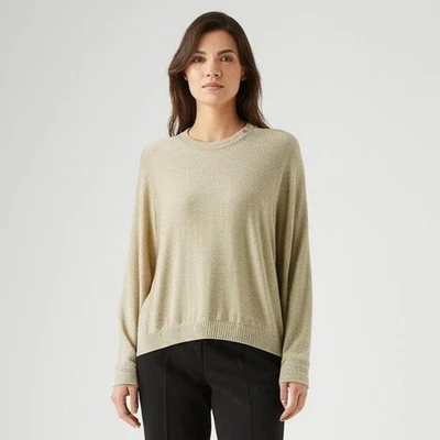 Suéter Pullover INC INTERNATIONAL CONCEPT Mujer 0X Metálico Dorado Brillo Foto 1 de 4