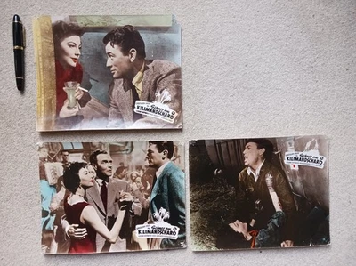 Schnee am Kilimandscharo - 3 Original Aushangfotos , Gregory Peck - Bild 1 von 2