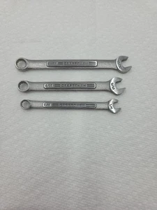 Craftsman 44692 ~ 11/32" 44691 ~ 5/16" 44699 ~ 1/4" Combination Wrench 3 Pc. Set - Picture 1 of 10