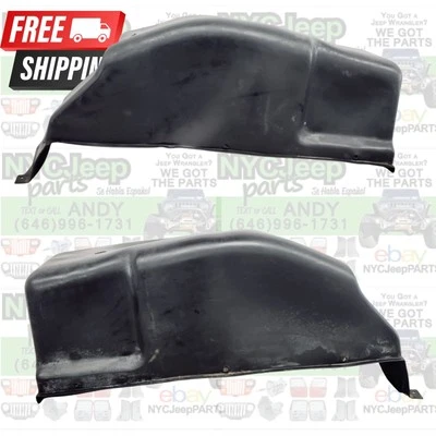 87-95 Jeep Wrangler YJ FÁBRICA Pozo de rueda trasera Guardabarros Guardabarros Guardabarros Forros PAR Foto 1 de 2
