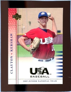 2005 Upper Deck USA Clayton Kershaw RC Rookie - Bild 1 von 2