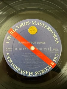 Bob James Rameau CBS Masterworks Vinyl Record Only 12" 33 RPM Stereo - Bild 1 von 4