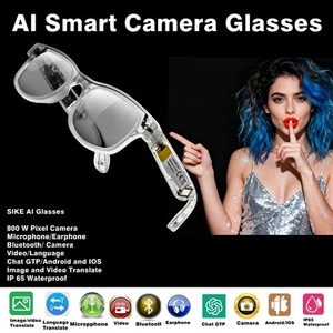 Camera glasses smart Glasses 1080P HD Camera Sunglasses Video Recorder Sports - Picture 1 of 18