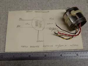 Tapco 302042 Audio Input transformer 600 Ohms to 150 Ohms Stud Mount Used - Picture 1 of 4