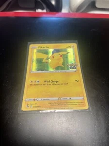 Pokémon Trading Card TCG Pikachu Pokémon GO 028/078 Holo Rare 2022 - Picture 1 of 2