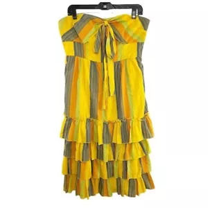 La Maison Talulah helles trägerloses Imperial Midikleid Damen Gr. XL - Bild 1 von 8