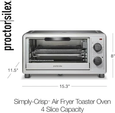 Combo horno tostador freidora de aire Proctor Silex Simply-Crisp 4 en 1 -NUEVO- 31265 Foto 1 de 4