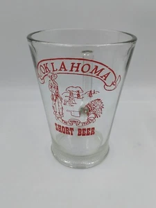 Vintage Oklahoma Short Beer glass Kug The Sooner State 32oz rare Vintage mug. - Bild 1 von 9