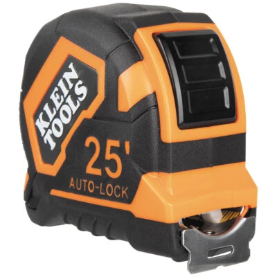 Klein Tools 9125AL Tape Measure, 25-Foot Single-Hook Auto-Lock - Image 1 of 4