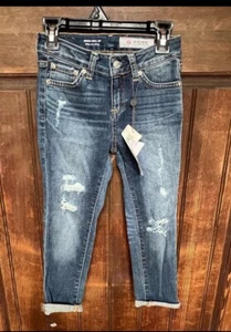 AG Girls Jenna Roll Cuff Denim Jeans, size 8, NWT - Picture 1 of 3