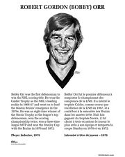 Photo hockey Bobby Orr Boston Bruins 8x10 LNH Hall of Fame Legends