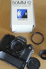 Contax 139Q 35 mm Filmkamera + Yashica ML 50 mm f/2 + Wickler