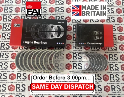 Big End Main Bearings FOR AUDI FORD SEAT SKODA VW 1.6 2.0 TDI DIESEL - Image 1 of 4